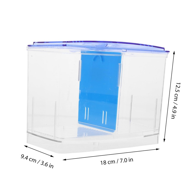 Sosoport Aquarium Fish Breeding Isolation Box Transparent Design Durable Construction