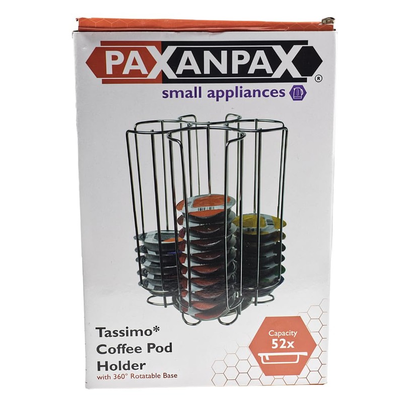 Paxanpax PSA268 52 Piece 4 Row Tassimo Coffee Pod Capsule