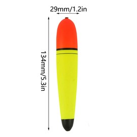 5Pcs EVA Foam Floats Fishing Bobbers, Bobbers Fishing Floats Slip Fishing Bobbers for Perch Carp Bass, 50g