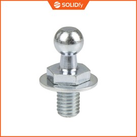 SOLIDfy® - [2x] Reinforced Ball Pins for Gas Lift Tailgate 10 mm Ball M8 Thread