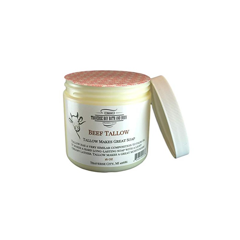 Traverse Bay Bath and Body BEEF TALLOW DEODORIZED. Soap making