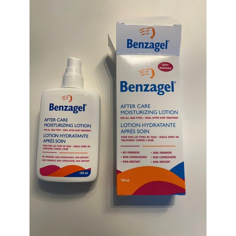 Benzagel After Care Moisturizing Lotion For All Skin Types, 100