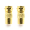deleyCON Set of 2 SAT Aerial Adaptor Cable to SAT