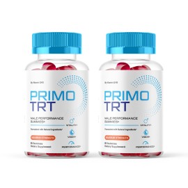 Primo TRT (2 Pack) Primo TRT Performance Gummies 1000MG Support Formula For Men 120 Gummys