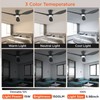 TALOYA Ceiling Fans with Lights,52 inch Modern Low Profile Ceiling
