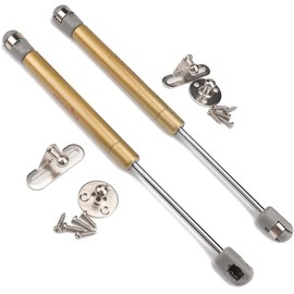 4pcs Steel Gas Spring Strut Bar Kit, Shock Support Rod For RV Kitchen Cabinets Hinges 100n/22.5lb Gas Prop Spring Props