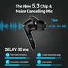 Ear buds Noise Cancelling Wireless Bluetooth Earbuds with 4 Micro