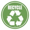 Sticker Sector Trash Recycle Sticker - Home Office Container Symbol
