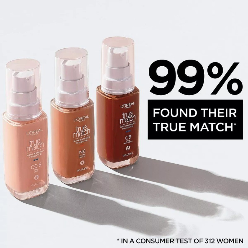 L'Oréal L'oreal True Match Base Maquillaje Liquida Super Blendable Tono