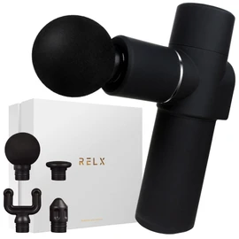 RELX Total Body Care MINI Myofascial Release Gun, Ultra Lightweight, 11.8 oz (320 g), 20 Strong Vibrations, Handy Vibration Machine, Myofascial Release Gun, Body Care, Quiet, 4 Types of Attachments, Gift, Gift