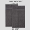 Quick-Dry, Soft & High Absorbent Bath Towels 35"x70" Cotton Turkish