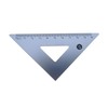 Accod Aluminum Alloy Ruler Set Math Ruler Geometry Tool Set