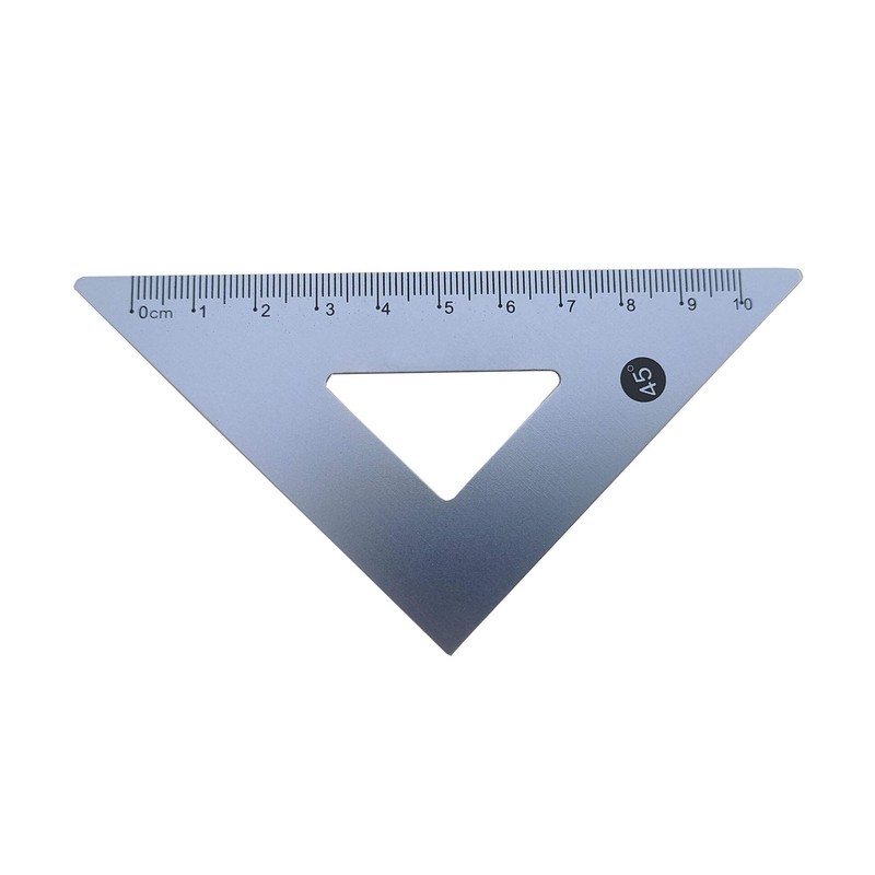 Accod Aluminum Alloy Ruler Set Math Ruler Geometry Tool Set