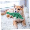 Levemolo Dinosaur Shaped Dog Chew Durable Rope Interactive Teething for