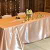 YOUR CHAIR COVERS - 90 x 156 inch Rectangular Satin