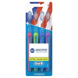 Oral-B Indicator Contour Clean Soft Bristle Manual Toothbrush (Pack of 2)