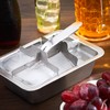 Yaocom 2 Pcs 6 Slot Stainless Steel Ice Cube Maker
