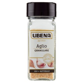 UBENA, Aglio Granulare, Ideale per Antipasti, Insalate, Salse e Marinature, Formato Vasetto da 52 gr