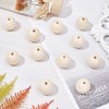 100pcs Wooden Beads 12mm Natural Round Wood Bead Unfinished Craft