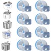 MXCOCO 8pcs Filtros Fuente de Agua de Gatos, Sistema Filtración