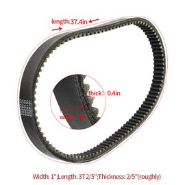 Drive-up Club Car Drive Belt for 1992-Up DS and 2004-Up Precedent Gas 1016203