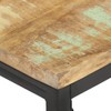 vidaXL Solid Reclaimed Wood Coffee Table with Iron Legs, Rustic