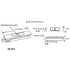 WRS 2-5/8" Tilt Latch Set - White 3/16" Snap