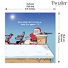 Twizler Funny Christmas Cards Pack of 6 – Senior Santa