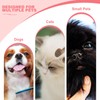 sourcing map Dog Cat Comb, Pet Combs Stainless Steel Teeth