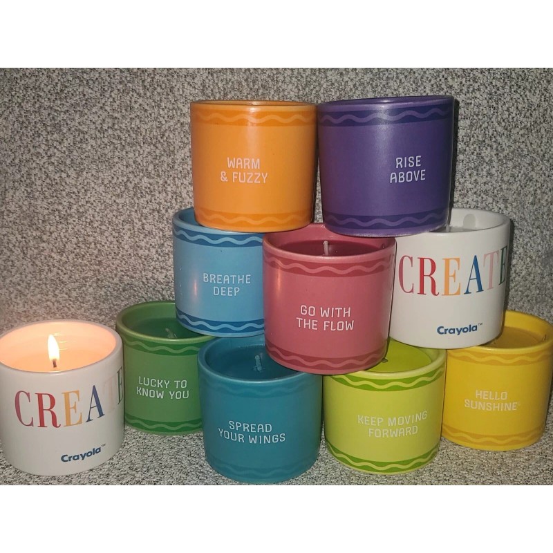 Crayola For Kohl's Create Sugared Citrus Scented Candle