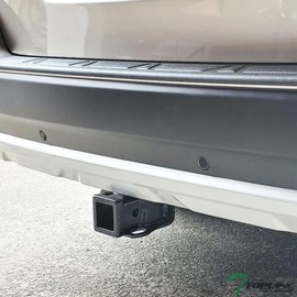 Class 2 II Black 1.25" Receiver Tube Rear Bumper Trailer Tow Hitch Towing Mount Compatible with 14-19 Subaru Outback