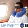 Sintuff - Juego de 2 almohadas inflables para el cuello