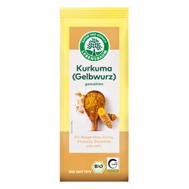 Lebensbaum Turmeric, Ground (Yellow Root), Pack of 3 (3 x 50 g) - Organic