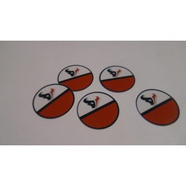 Photo Paper Pre Cut One Inch Bottle Cap Images! HOUSTON Texans #2  with Free Shipping - photo, 25 images
