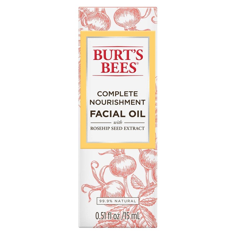 Burt's Bees Complete Nourishment Facial Oil, 15 mL (packaging may