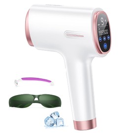 Max 21J Laser Hair Removal Device with Ice Cooling 9 Levels, Light Rosa