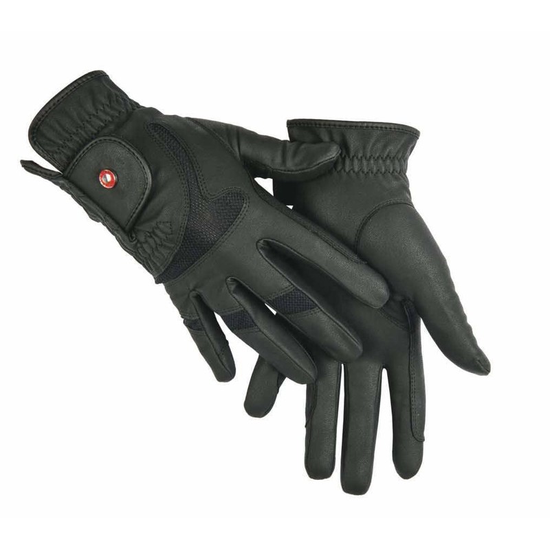 HKM Riding Gloves – Professional Air Mesh black Size:S (18-19