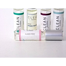Clean Lot of 5 Clean Classic EDP Rollerball: Flower, Rain, Acqua, Skin, Soft Laundry.