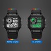 Digital Chronograph Watch Luminous Waterproof Multi Function Retro Style Square