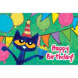 Teacher Created Resources Pete The Cat Happy Birthday Postcards