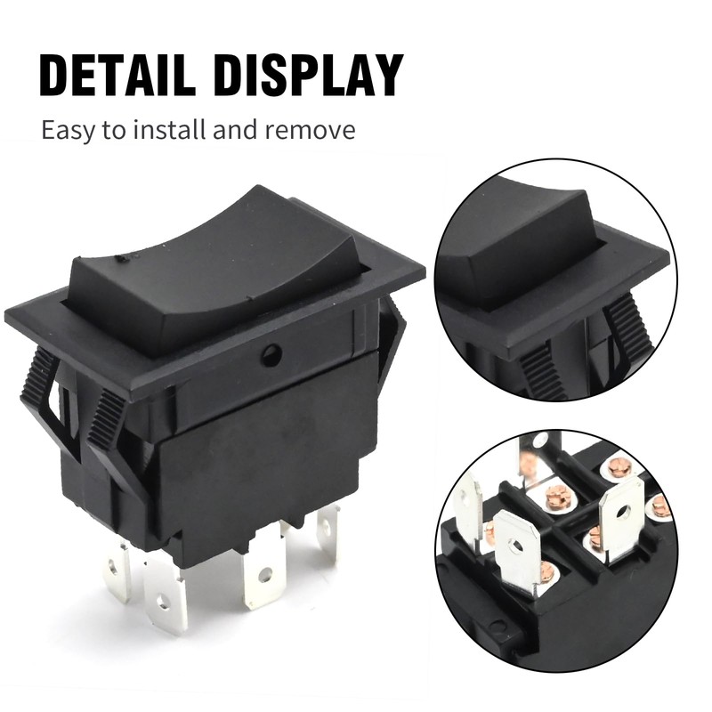 laffoonparts Snowblower Chute Rocker Switch, Robust Chute Control Switch, Replacement