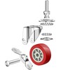 2 Inch Swivel Caster Wheels Set of 4, Locking Casters