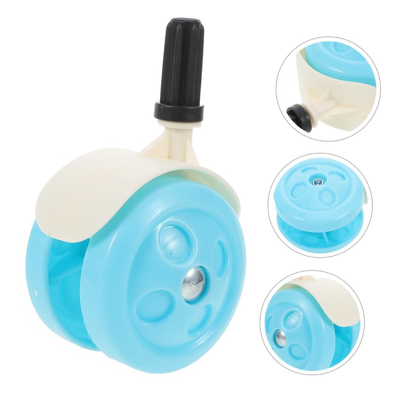 Gatuida 4pcs Silent Replacement Caster Wheels for Walkers Noiseless Wheel
