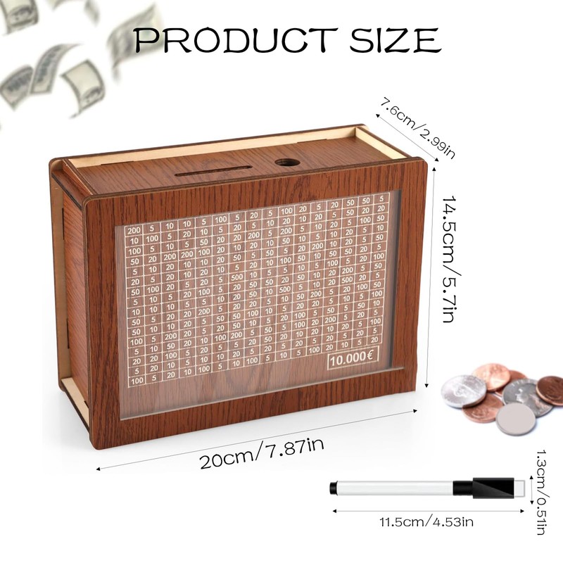 Money Saving Box, Savings Box, Savings Challenge, 10000 Saving Challenge