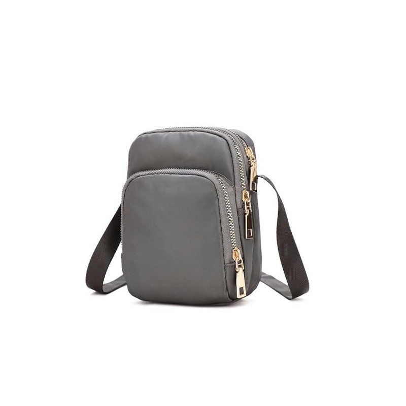 Schicksal. Women's Vertical 3 Pocket Shoulder Bag, Mini Bag, Pochette,