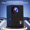 Action Camera 4K, HD Wide Angle Camera with 2 Inch