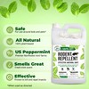 Mighty Mint Peppermint Oil Rodent Repellent Spray with Microfiber Cloth