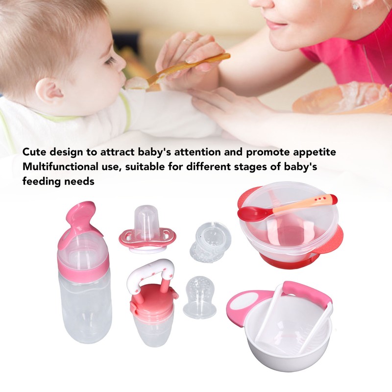 Baby Feeding Tools Set Newborn Baby Bowl and Spoon Set