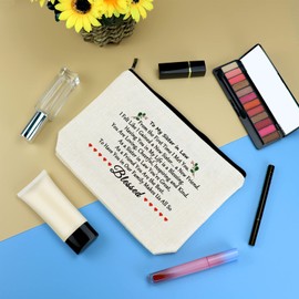 Sister in Law Makeup Bag Sister in Law Appreciation Gift Bonus Sister Friendship Gift Travel Cosmetic Bag Sister In Law Birthday Gifts Christmas Thanksgiving Gift for Sister in Law Unbiological Sister