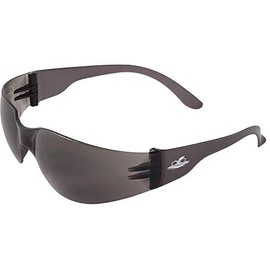 Bullhead Safety Eyewear BH113320 Torrent Readers, Crystal Black Temple, Smoke Lens, crystal clear, one size fits all